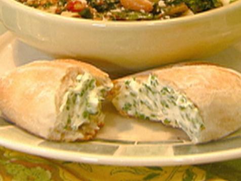 Dinner Rolls with Chive Butter