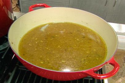 Rich Chicken Stock-image