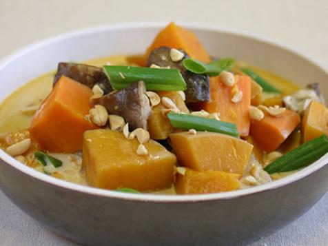 Slow Cooker Winter Vegetables with Coconut Milk and Sambal