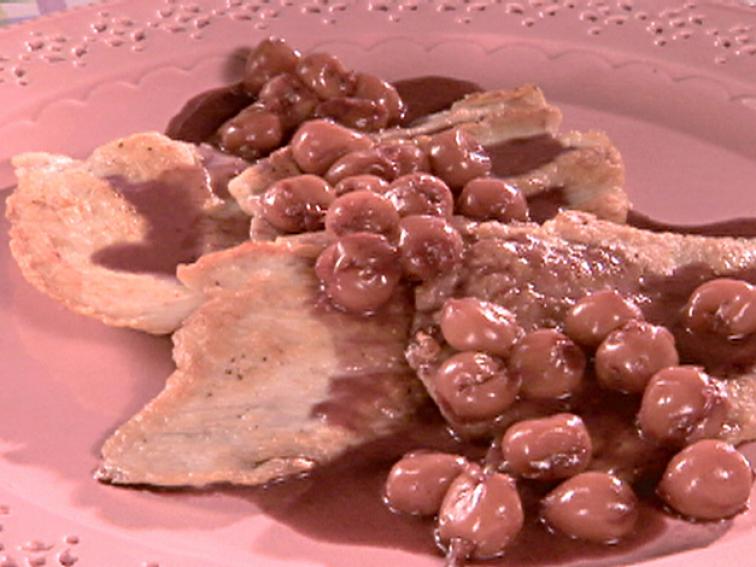 Turkey Cutlet with Tart Cherry Sauce Recipe Sandra Lee Food Network