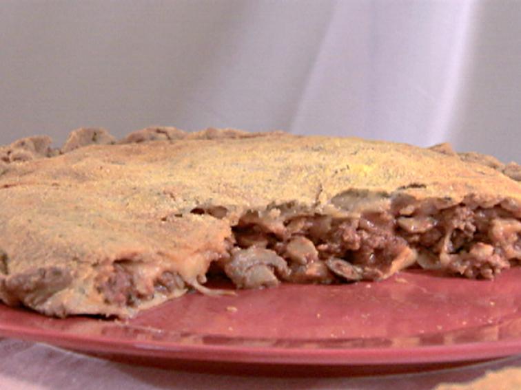Meaty Stuffed Pizza Recipe Sandra Lee Food Network