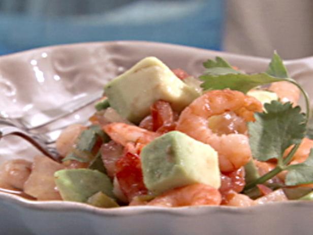 Shrimp with Avocado 