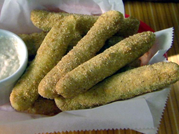 DeepFried Pickles Recipe Alton Brown Food Network