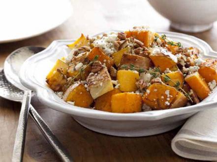 Butternut Squash with Pecans and Blue Cheese Recipe ...