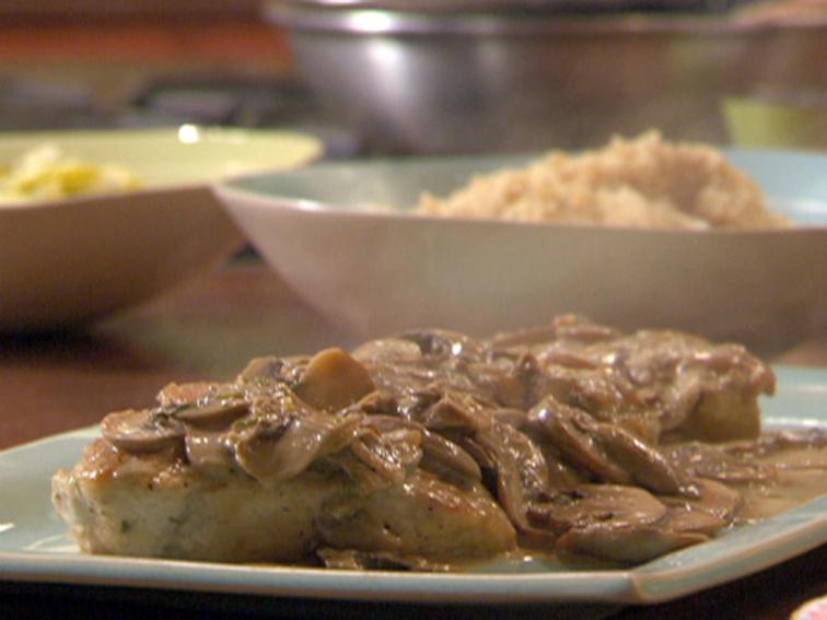 Brandied Tarragon Cream Chicken (Chicken a la Vallee d'Auge), Camembert