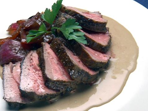 Steak Carrera with Gorgonzola Sauce