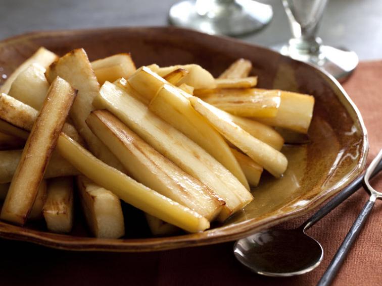 MapleRoast Parsnips Recipe Nigella Lawson Food Network