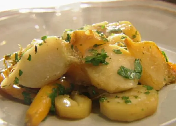 Buttered Rooted Vegetables Recipe | Tyler Florence | Food Network