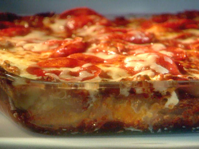 Blazy S Pepperoni Studded Lasagna Recipe Guy Fieri Food Network