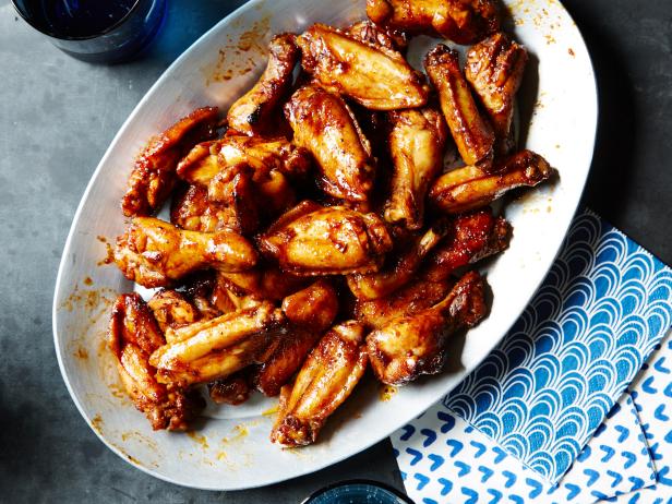 Balsamic Glazed Chicken Wings Recipe | Robert Irvine | Food Network