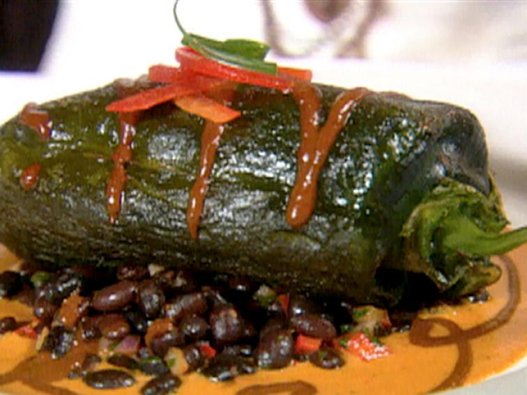 Oven Roasted Chile Relleno with Chipotle Asado Sauce Recipe Food Network