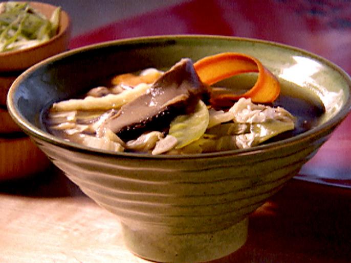 Asian Mushroom Soup Recipe | Dave Lieberman | Food Network