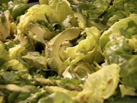 Boston Lettuce Avocado Salad and Lime Dressing