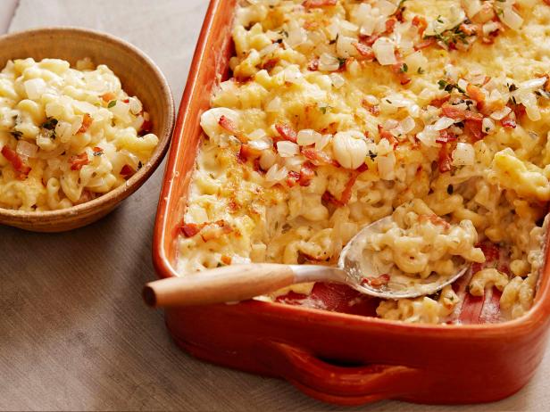 Mac N Cheese With Bacon And Cheese Recipe Tyler Florence Food Network