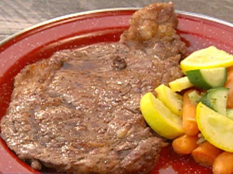 Smokey Rotisserie Blackened Ribeye Steak