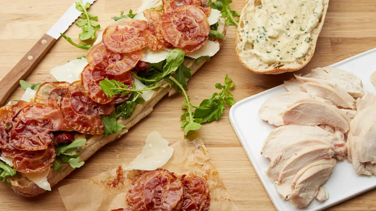 Ina's Caesar Club Sandwich