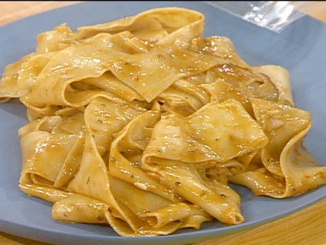 Chicken Marvalasala and Pappardelle with Rosemary Gravy