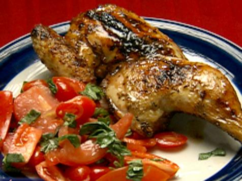 Jerk Chicken and Tomato Salad