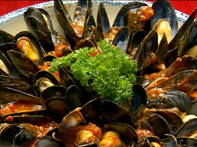 Mussels Marinara Recipe Robert Irvine Food Network