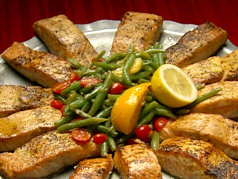 Pan Seared Salmon with Haricots Verts Salad