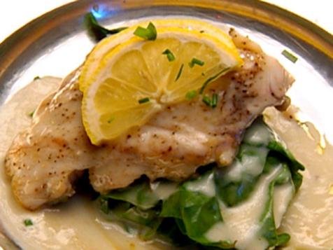 Pan-Seared Rockfish with Lemon Beurre Blanc