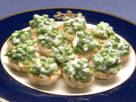 English Peas Cheese Tartlets