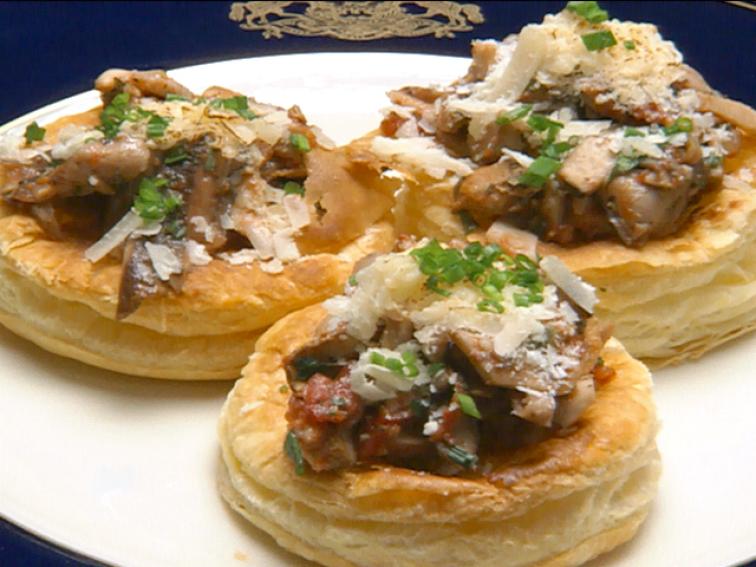 Mushroom Pizza with Quail Egg Recipe Robert Irvine Food Network