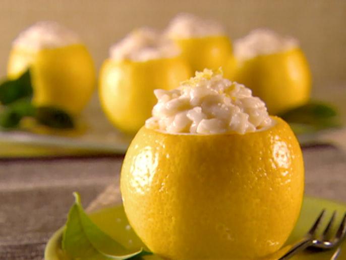 Risotto in a Lemon Cup Recipe Giada De Laurentiis Food Network