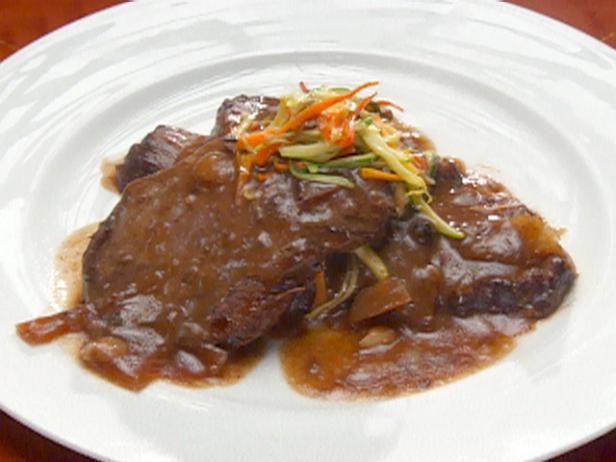 Sauerbraten with Julienne Vegetables