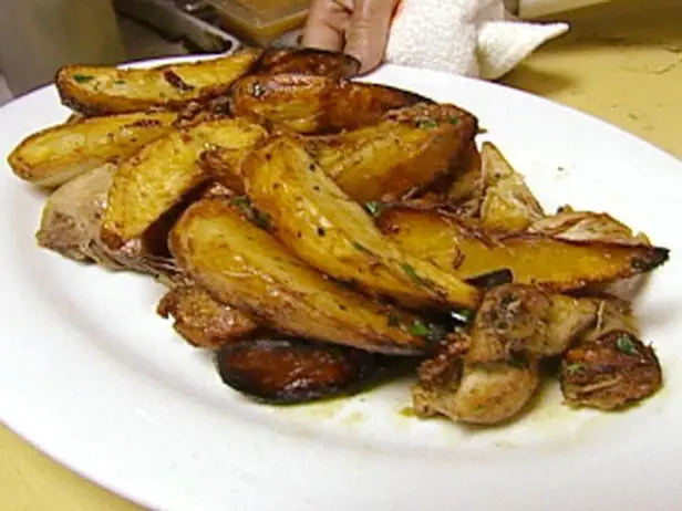 The Italian Village Chicken Vesuvio Recipe - Food Network