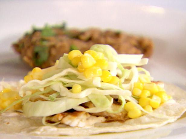 fish tacos with chipotle cream