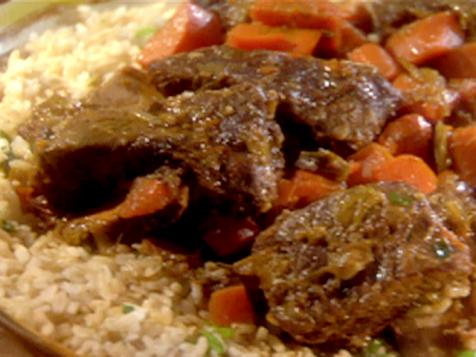 Slow Cooker Ginger-Soy Short Ribs Green Rice with Lime