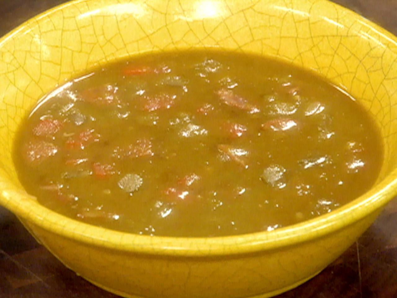Slow Cooker Split Pea Sausage Soup Recipe