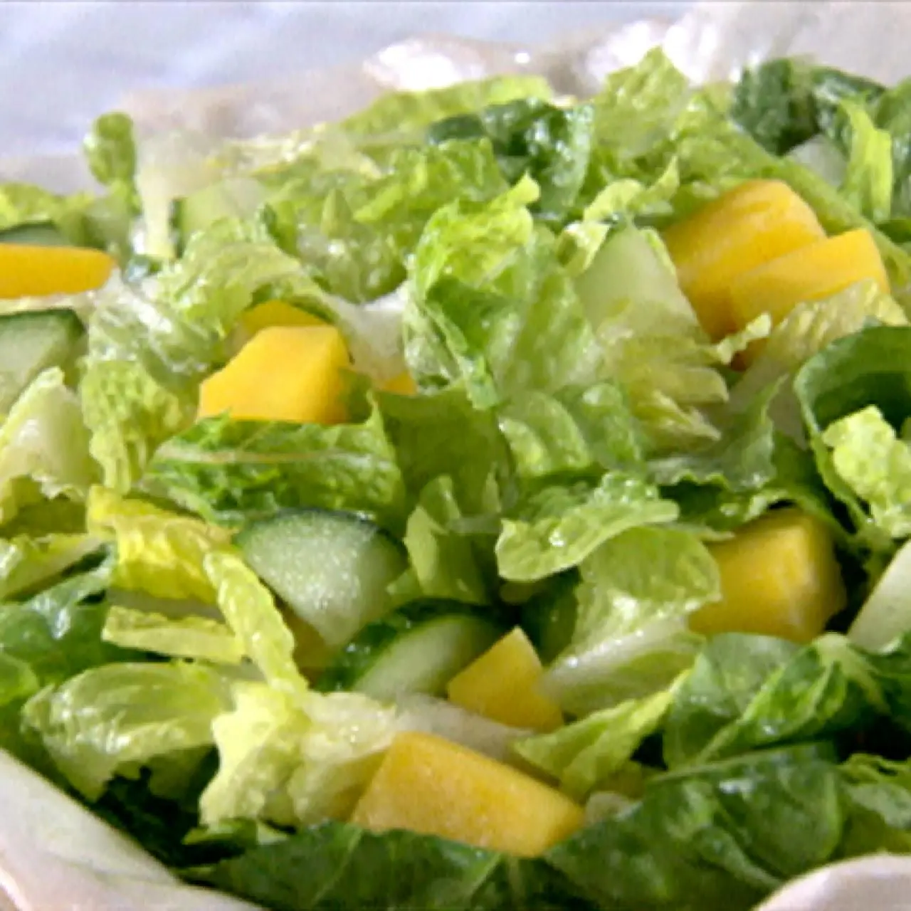 Green Salad with Dressing Green Salad with Dressing