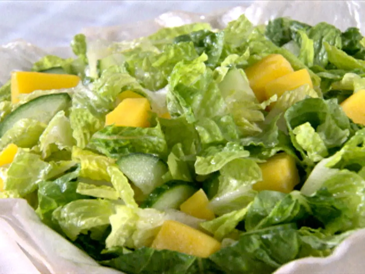 Green Salad with Dressing