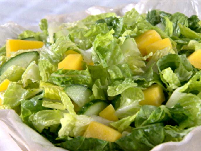 Green Salad with Dressing Recipe Sandra Lee Food Network