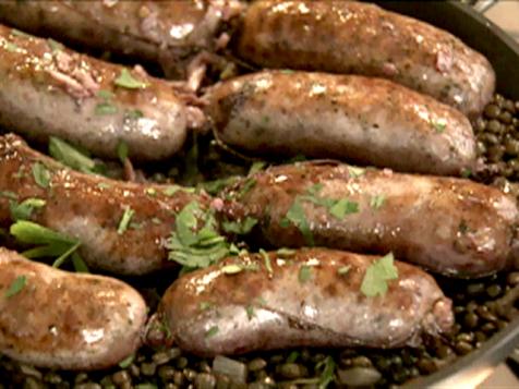 Italian Sausages with Lentils