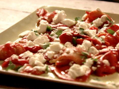 Peppers with Feta and Almonds