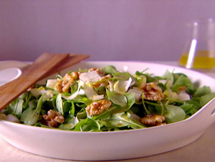 Arugula Endive Salad with White Wine Vinaigrette Recipe Giada De
