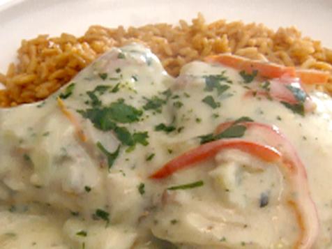 Chicken Fricassee with Tomato Basil Pilaf