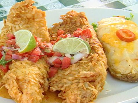 Tortilla Fried Queso Catfish