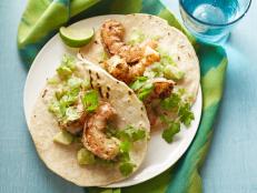 Fire up the grill for a healthy Chipotle Shrimp Taco with Avocado Salsa Verde recipe from Food Network Kitchen.