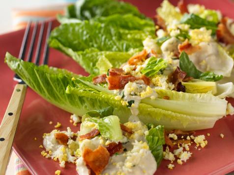 Hearts of Romaine with Blue Cheese and Bacon