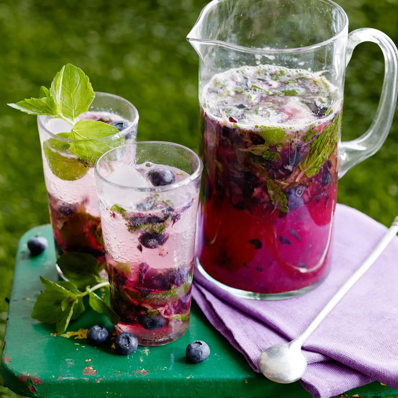 Blueberry Ginger Mojito Pitchers Recipe | Tyler Florence | Food