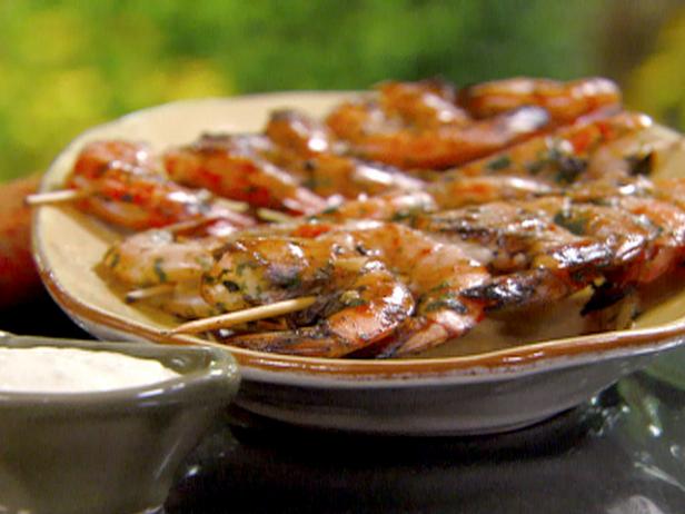 Marinated Grilled Shrimp Cocktail Recipe | Michael Chiarello | Food Network