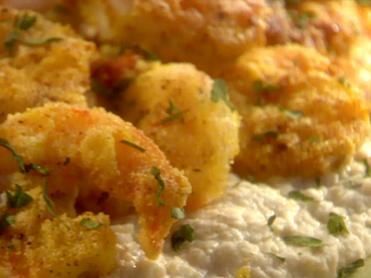Artichoke Puree with Crispy Shrimp and Lime Recipe | Robin Miller ...
