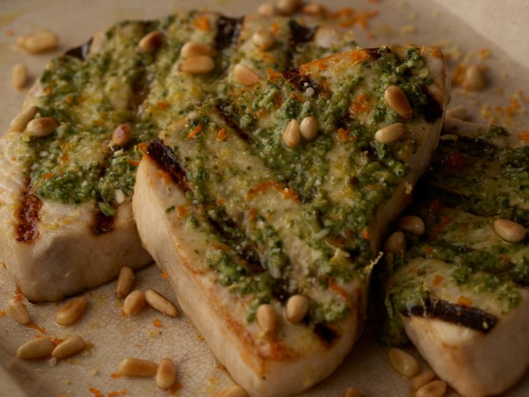 Swordfish With Citrus Pesto Recipe Giada De Laurentiis Food Network