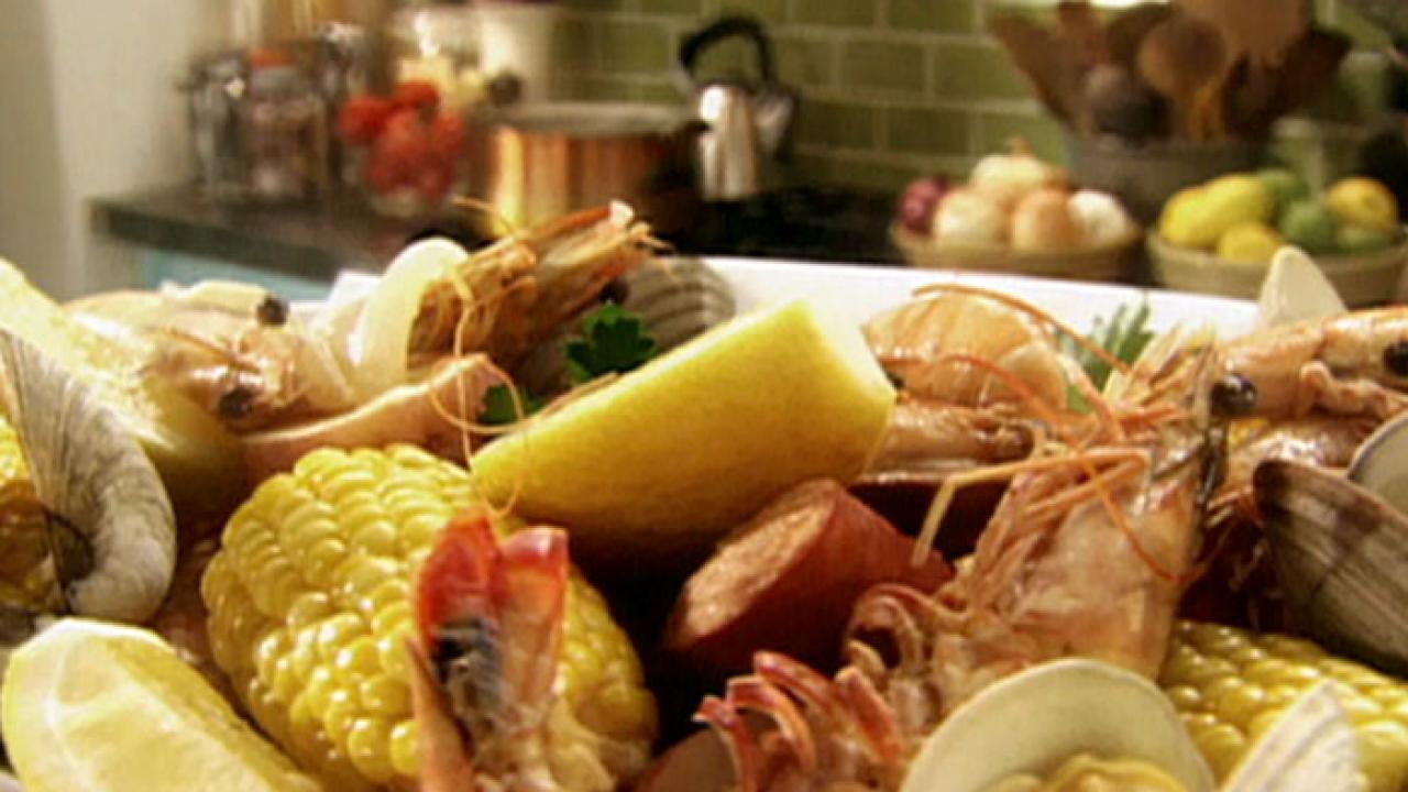 Summer Clam and Shrimp Boil