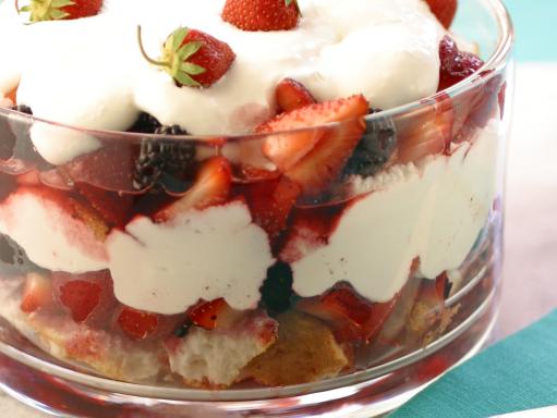 Strawberry-Blackberry Summer Trifle Recipe | Food Network Kitchen ...