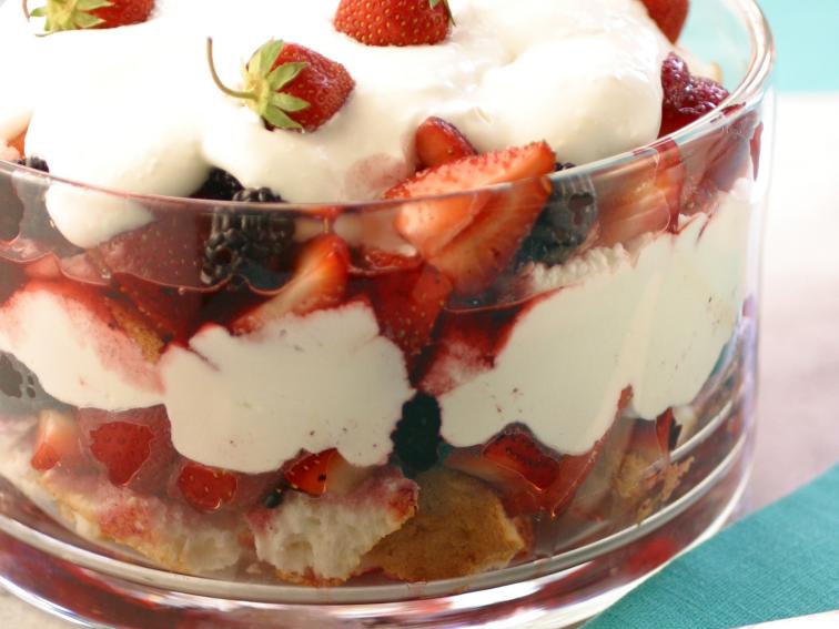 Strawberry-blackberry Summer Trifle Recipe 